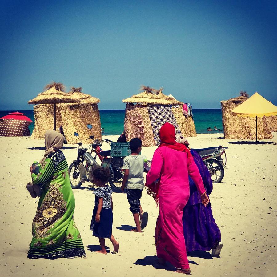Maison Les Palmiers 300M De La Plage Aghīr Buitenkant foto